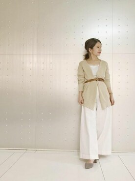 本社 プレスさん（レディース・151cm）の春コーディネート