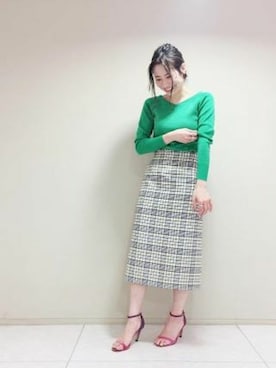 本社 プレスさん（レディース・161cm）の春コーディネート