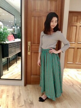 本社 プレスさん（レディース・155cm）の春コーディネート