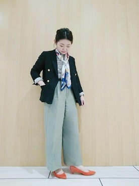 本社 プレスさん（レディース・155cm）の春コーディネート