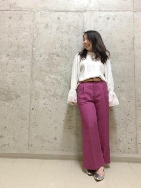 本社 プレスさん(レディース・154cm)の春コーディネート