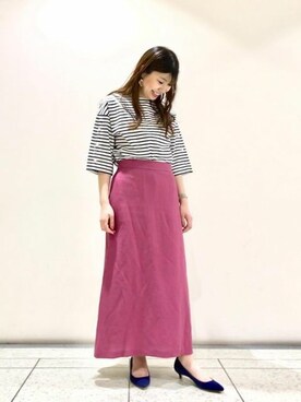 本社 プレスさん(レディース・163cm)の春コーディネート