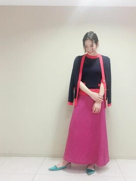本社 プレスさん(レディース・161cm)の春コーディネート
