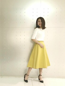 本社 プレスさん（レディース・151cm）の春コーディネート