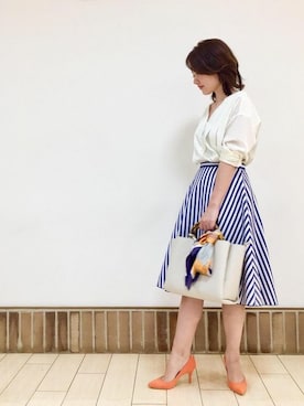 本社 プレスさん（レディース・163cm）の春コーディネート