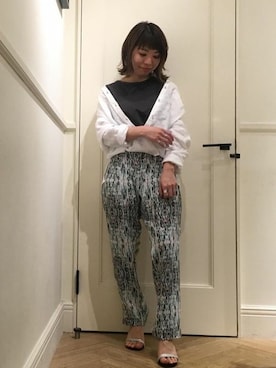 本社 プレスさん（レディース・150cm）の春コーディネート