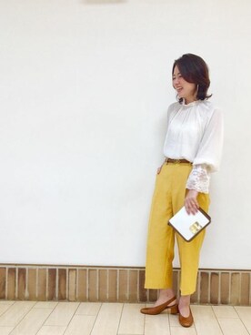 本社 プレスさん(レディース・163cm)の春コーディネート