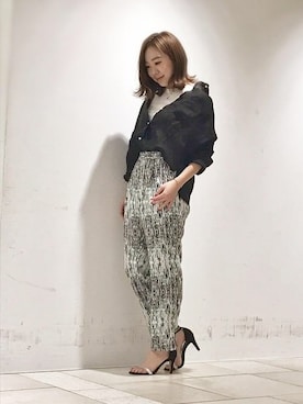 本社 プレスさん（レディース・157cm）の春コーディネート