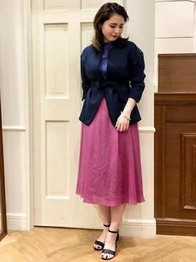 本社 プレスさん（レディース・168cm）の春コーディネート