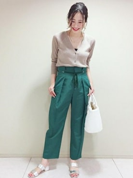 本社 プレスさん（レディース・161cm）の春コーディネート