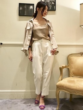 本社 プレスさん（レディース・164cm）の夏コーディネート