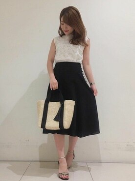 本社 プレスさん（レディース・157cm）の夏コーディネート