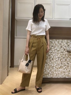 本社 プレスさん（レディース・158cm）の夏コーディネート