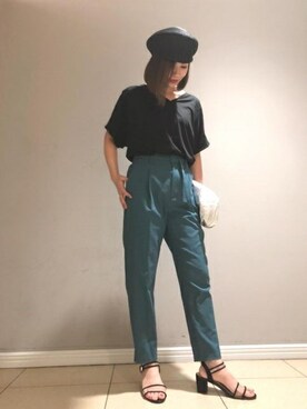 本社 プレスさん（レディース・161cm）の夏コーディネート