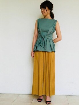 本社 プレスさん（レディース・162cm）の夏コーディネート