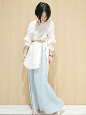 本社 プレスさん（レディース・155cm）の夏コーディネート