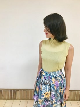 本社 プレスさん（レディース・163cm）の夏コーディネート