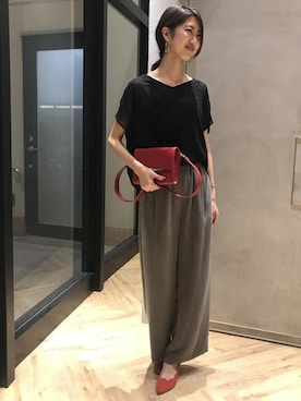 本社 プレスさん（レディース・169cm）の夏コーディネート