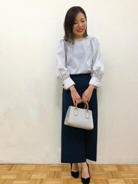 本社 プレスさん（レディース・158cm）の秋コーディネート