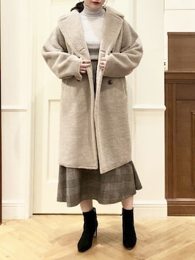 本社 プレスさん（レディース・168cm）の秋コーディネート