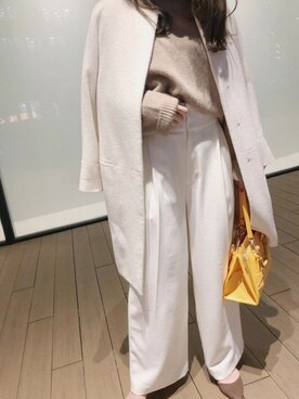 本社 プレスさん（レディース・154cm）の冬コーディネート