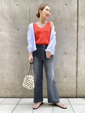 本社 プレスさん（レディース・163cm）の夏コーディネート