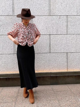 本社 プレスさん（レディース・157cm）の夏コーディネート