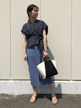 本社 プレスさん（レディース・165cm）の春コーディネート