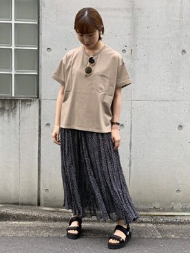 本社 プレスさん(レディース・158cm)の春コーディネート