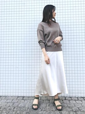 本社 プレスさん（レディース・161cm）の春コーディネート