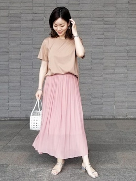 本社 プレスさん（レディース・158cm）の夏コーディネート