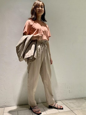 本社 プレスさん（レディース・170cm）の夏コーディネート