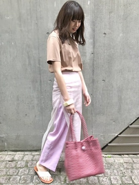 本社 プレスさん（レディース・165cm）の夏コーディネート