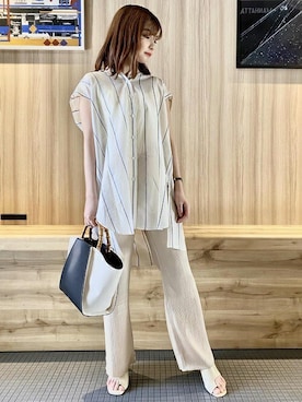 本社 プレスさん(レディース・155cm)の夏コーディネート