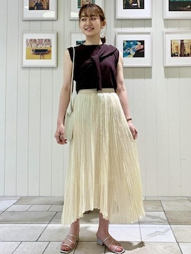 本社 プレスさん（レディース・170cm）の夏コーディネート