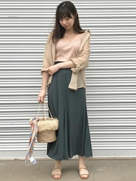 本社 プレスさん（レディース・165cm）の夏コーディネート