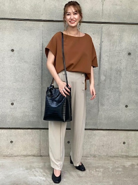 本社 プレスさん（レディース・155cm）の夏コーディネート