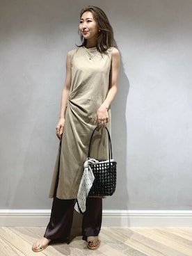 本社 プレスさん（レディース・164cm）の夏コーディネート