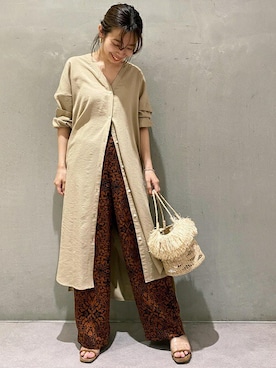 本社 プレスさん（レディース・155cm）の夏コーディネート