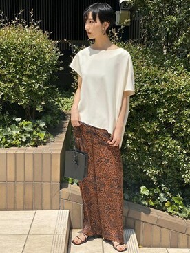 本社 プレスさん（レディース・164cm）の夏コーディネート