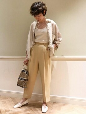 本社 プレスさん（レディース・162cm）の夏コーディネート