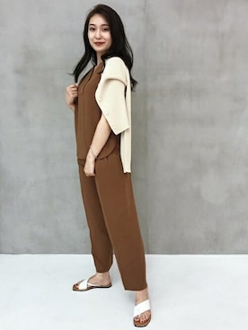 「ootd」｜本社 プレスさん（レディース・163cm）の夏コーディネート