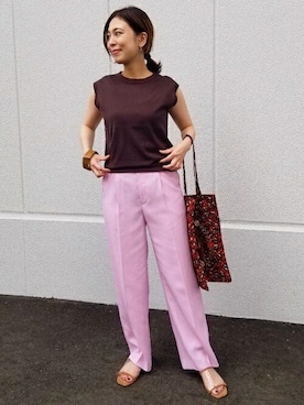 本社 プレスさん(レディース・154cm)の夏コーディネート