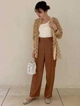 本社 プレスさん（レディース・160cm）の夏コーディネート