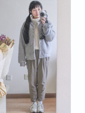 Memokyanさん（レディース・158cm）の冬コーディネート
