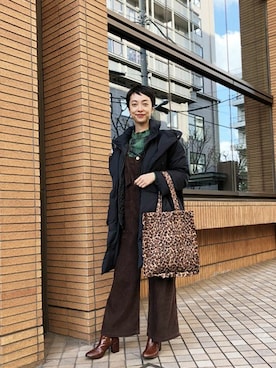 「becksondergaard（ベックソンダーガード）のアイテム」を使った、nano・universe 鳴海有加さん（レディース・164cm）の秋コーディネート