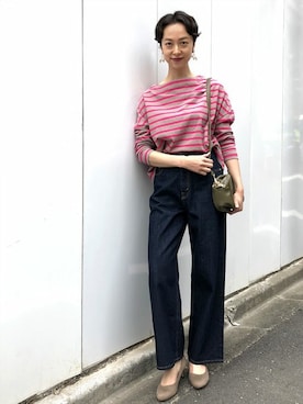 nano・universe 鳴海有加さん（レディース・164cm）の冬コーディネート