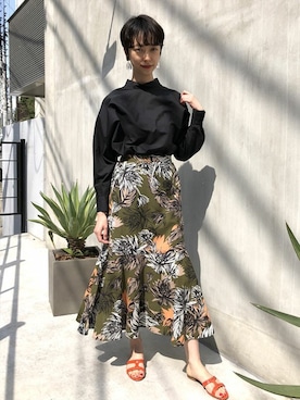 nano・universe 鳴海有加さん（レディース・164cm）の春コーディネート