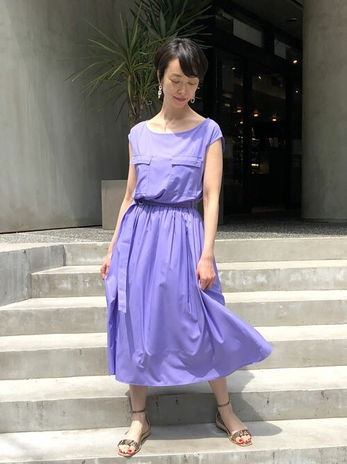 Nano Universe 鳴海有加 Nano Universe Nano Universeのワンピースを使ったコーディネート Wear