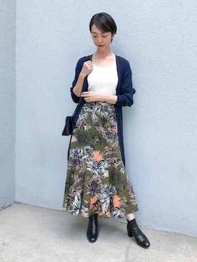 nano・universe 鳴海有加さんのコーディネート